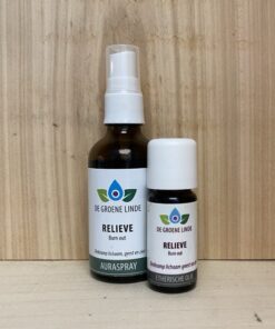 De Groene Linde Relieve, Burn Out spray en olie