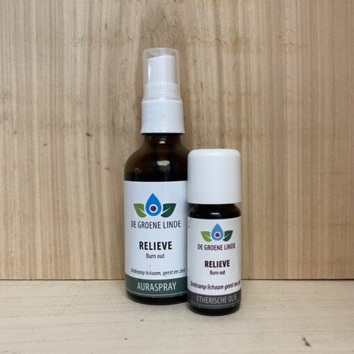 De Groene Linde Relieve, Burn Out spray en olie
