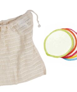 Wasbare wattenschijfjes + waszak