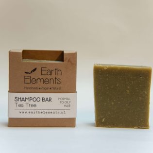 Earth Elements shampoo Bar tea tree vet haar