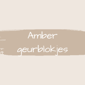 Amber geurblokjes