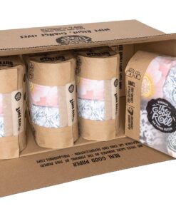 Bamboo toiletpapier 4 paperbags met 4 rollen