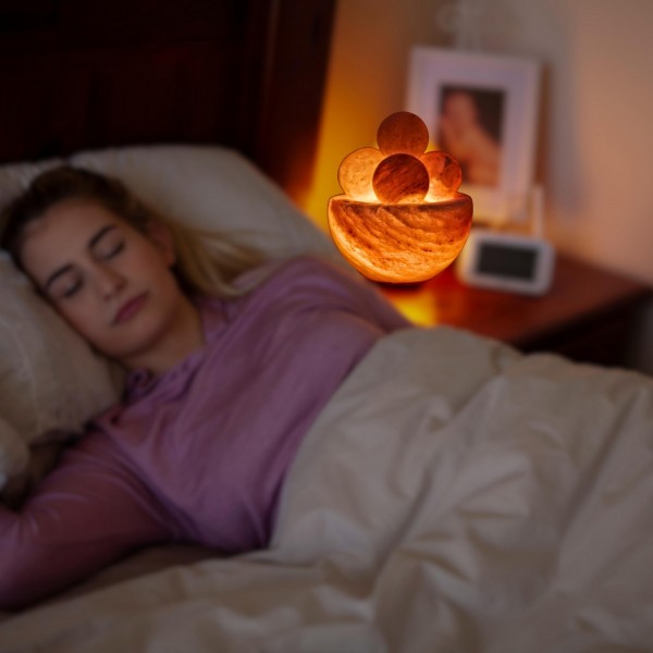 Himalaya Zoutlamp met massageballen