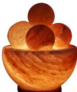 Himalaya Zoutlamp met massageballen