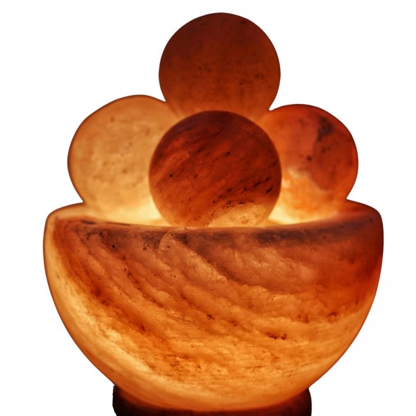 Himalaya Zoutlamp met massageballen