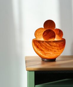 Himalaya Zoutlamp met massageballen