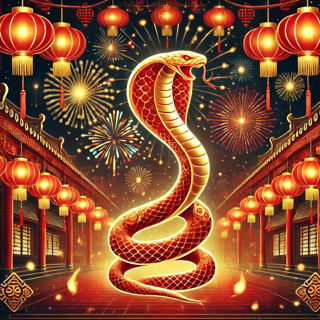 2025 Chinees Nieujaar jaar van de slang