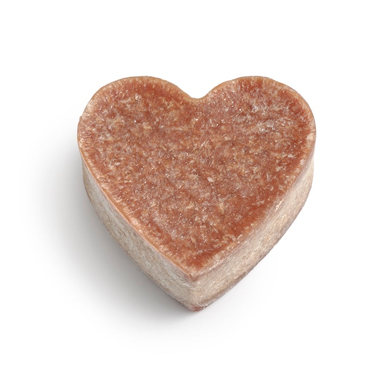amber geurblokje hart