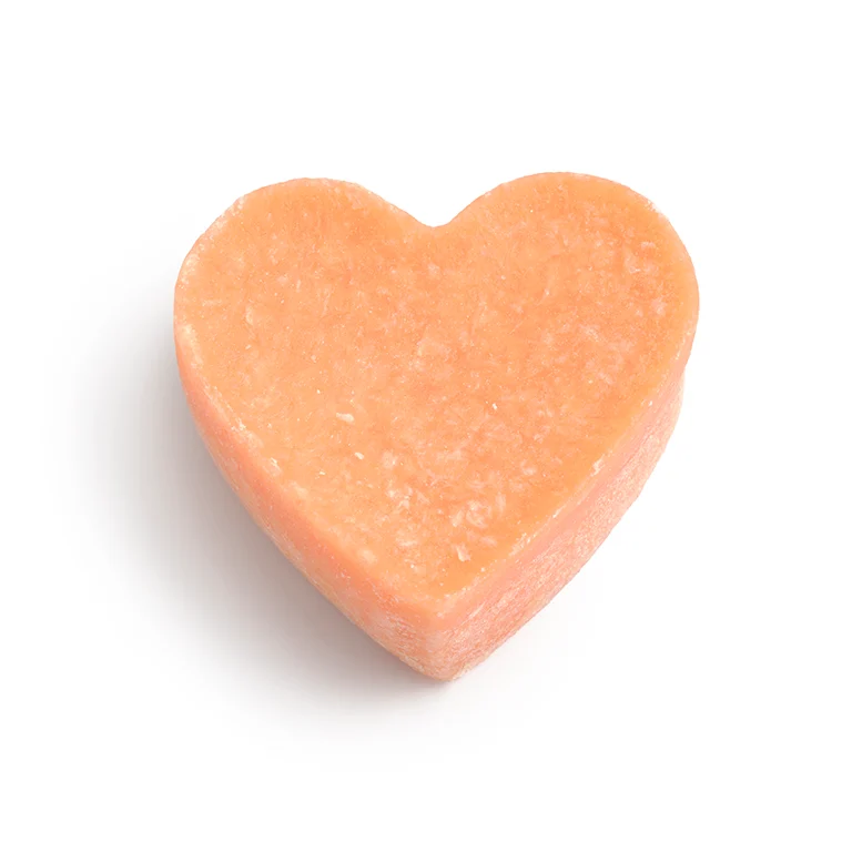 coral blush geurblokjes hart