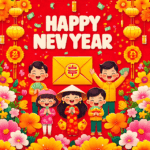 Happy new Year chinees nieuwjaar
