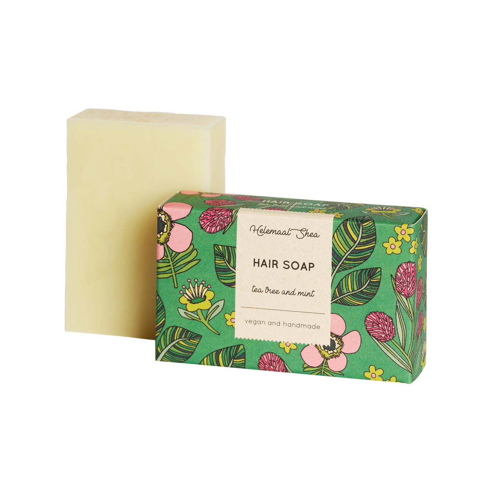 Tea tree & Mint haarzeep HelemaalShea